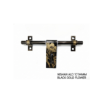 NISHAN ALD 10''X4MM BLACK GOLD FLOWER