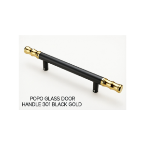 POPO GLASS DOOR 301 BLACK GOLD